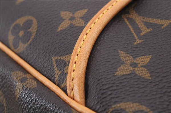 Authentic Louis Vuitton Monogram Deauville Hand Bag M47270 LV 1362D