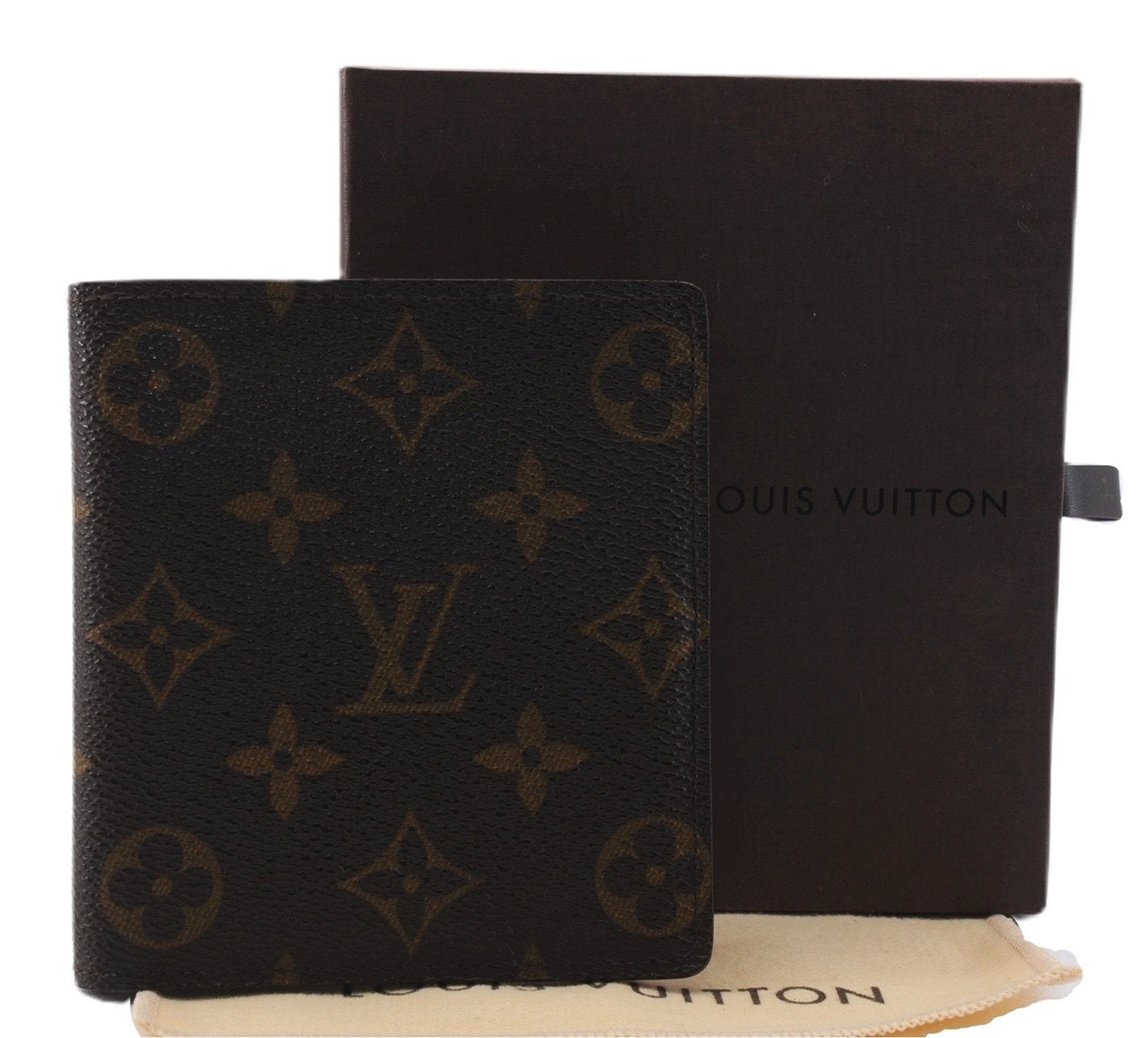 Louis Vuitton Monogram Porte Billet 10 Cartes Credit Wallet M60883 LV Box 1362F