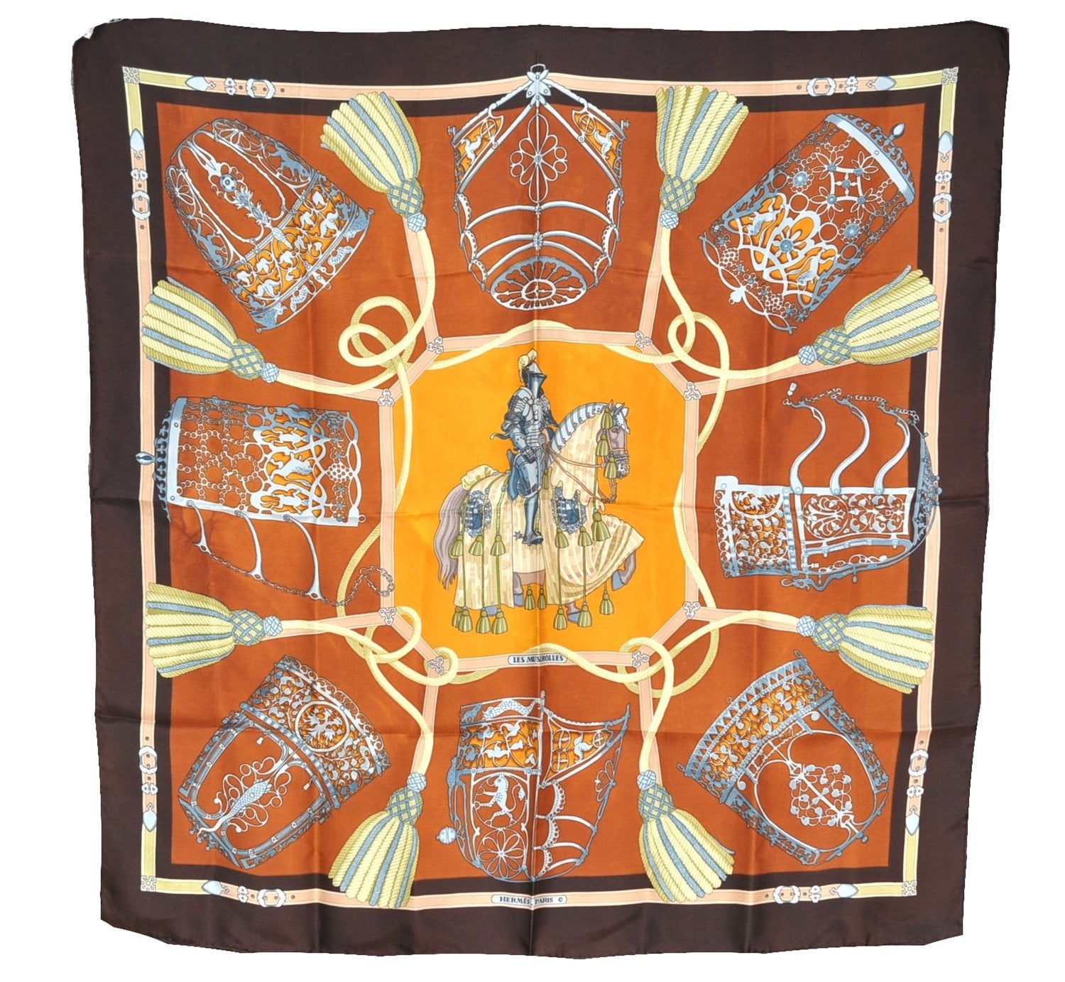 Authentic HERMES Carre 90 Scarf 