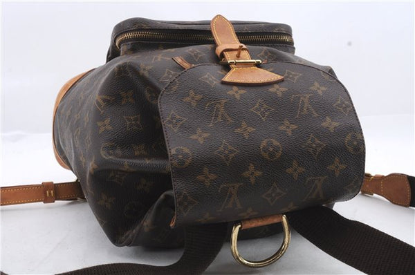 Authentic Louis Vuitton Monogram Montsouris GM Backpack M51135 LV 1364D