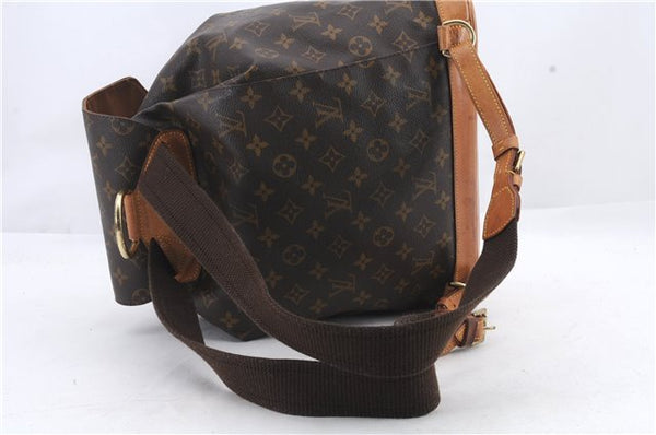 Authentic Louis Vuitton Monogram Montsouris GM Backpack M51135 LV 1364D