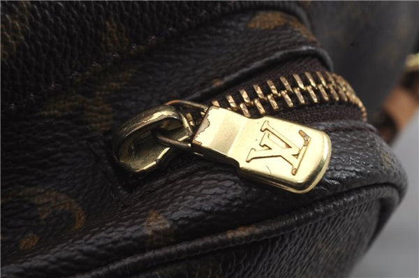 Authentic Louis Vuitton Monogram Montsouris GM Backpack M51135 LV 1364D