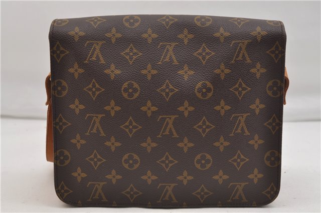 Authentic Louis Vuitton Monogram Cartouchiere GM Shoulder Bag M51252 LV 1364E