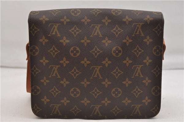 Authentic Louis Vuitton Monogram Cartouchiere GM Shoulder Bag M51252 LV 1364E