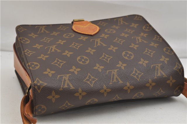 Authentic Louis Vuitton Monogram Cartouchiere GM Shoulder Bag M51252 LV 1364E