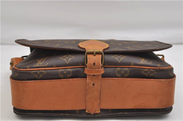 Authentic Louis Vuitton Monogram Cartouchiere GM Shoulder Bag M51252 LV 1364E