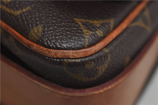 Authentic Louis Vuitton Monogram Cartouchiere GM Shoulder Bag M51252 LV 1364E