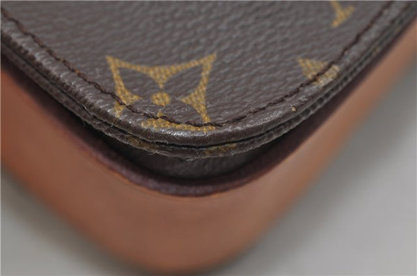 Authentic Louis Vuitton Monogram Cartouchiere GM Shoulder Bag M51252 LV 1364E