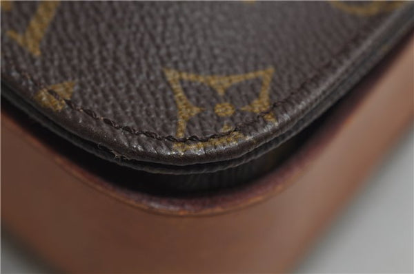 Authentic Louis Vuitton Monogram Cartouchiere GM Shoulder Bag M51252 LV 1364E