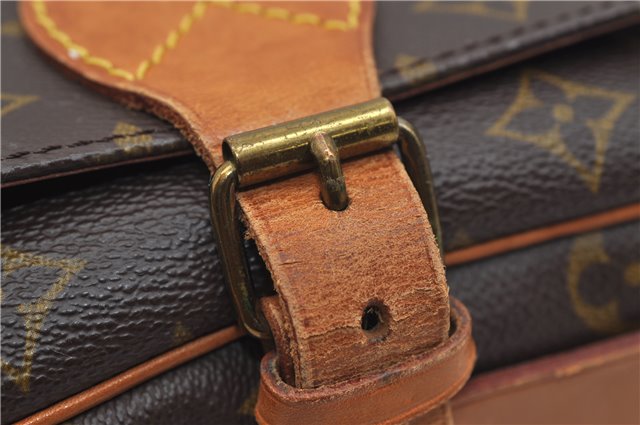 Authentic Louis Vuitton Monogram Cartouchiere GM Shoulder Bag M51252 LV 1364E