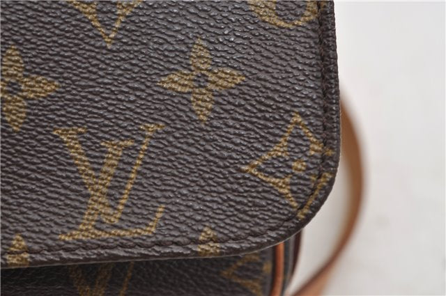Authentic Louis Vuitton Monogram Cartouchiere GM Shoulder Bag M51252 LV 1364E