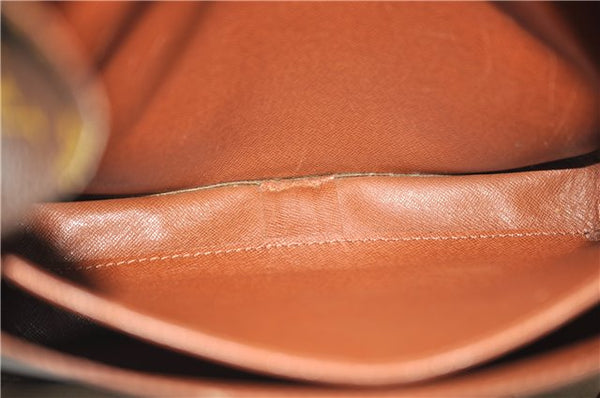 Authentic Louis Vuitton Monogram Cartouchiere GM Shoulder Bag M51252 LV 1364E