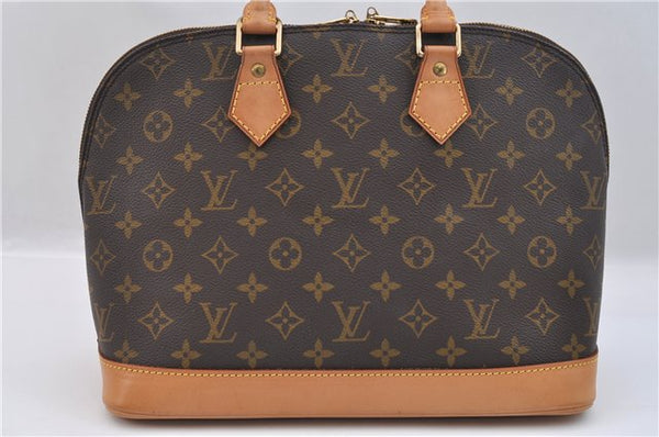 Authentic Louis Vuitton Monogram Alma Hand Bag Purse M51130 LV 1364F