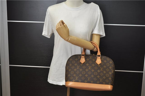 Authentic Louis Vuitton Monogram Alma Hand Bag Purse M51130 LV 1364F