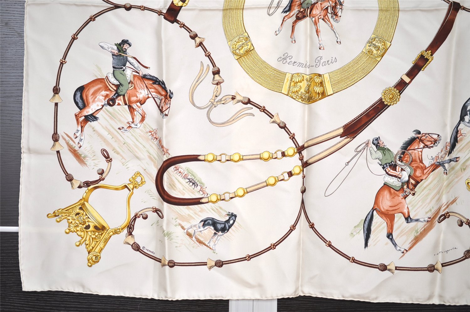 Authentic HERMES Carre 90 Scarf 