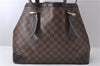 Authentic Louis Vuitton Damier Hampstead MM Shoulder Tote Bag N51204 LV 1365D