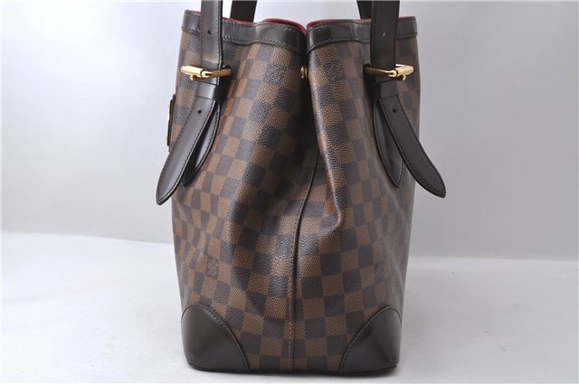 Authentic Louis Vuitton Damier Hampstead MM Shoulder Tote Bag N51204 LV 1365D