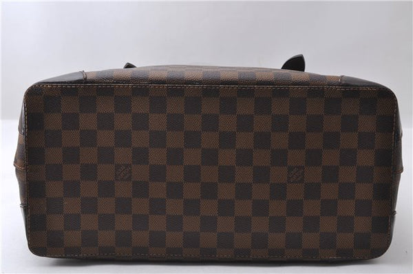 Authentic Louis Vuitton Damier Hampstead MM Shoulder Tote Bag N51204 LV 1365D
