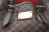 Authentic Louis Vuitton Damier Hampstead MM Shoulder Tote Bag N51204 LV 1365D