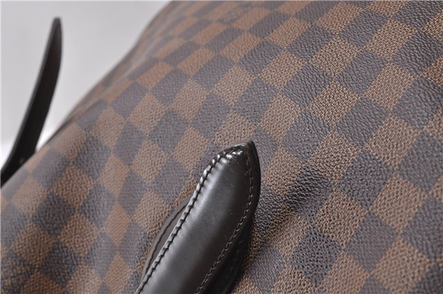Authentic Louis Vuitton Damier Hampstead MM Shoulder Tote Bag N51204 LV 1365D