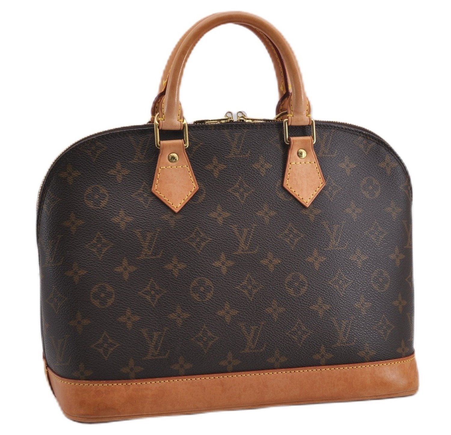 Authentic Louis Vuitton Monogram Alma Hand Bag Purse M51130 LV 1365F