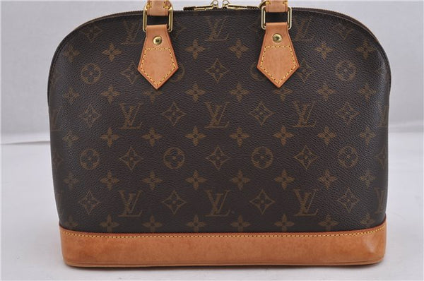 Authentic Louis Vuitton Monogram Alma Hand Bag Purse M51130 LV 1365F