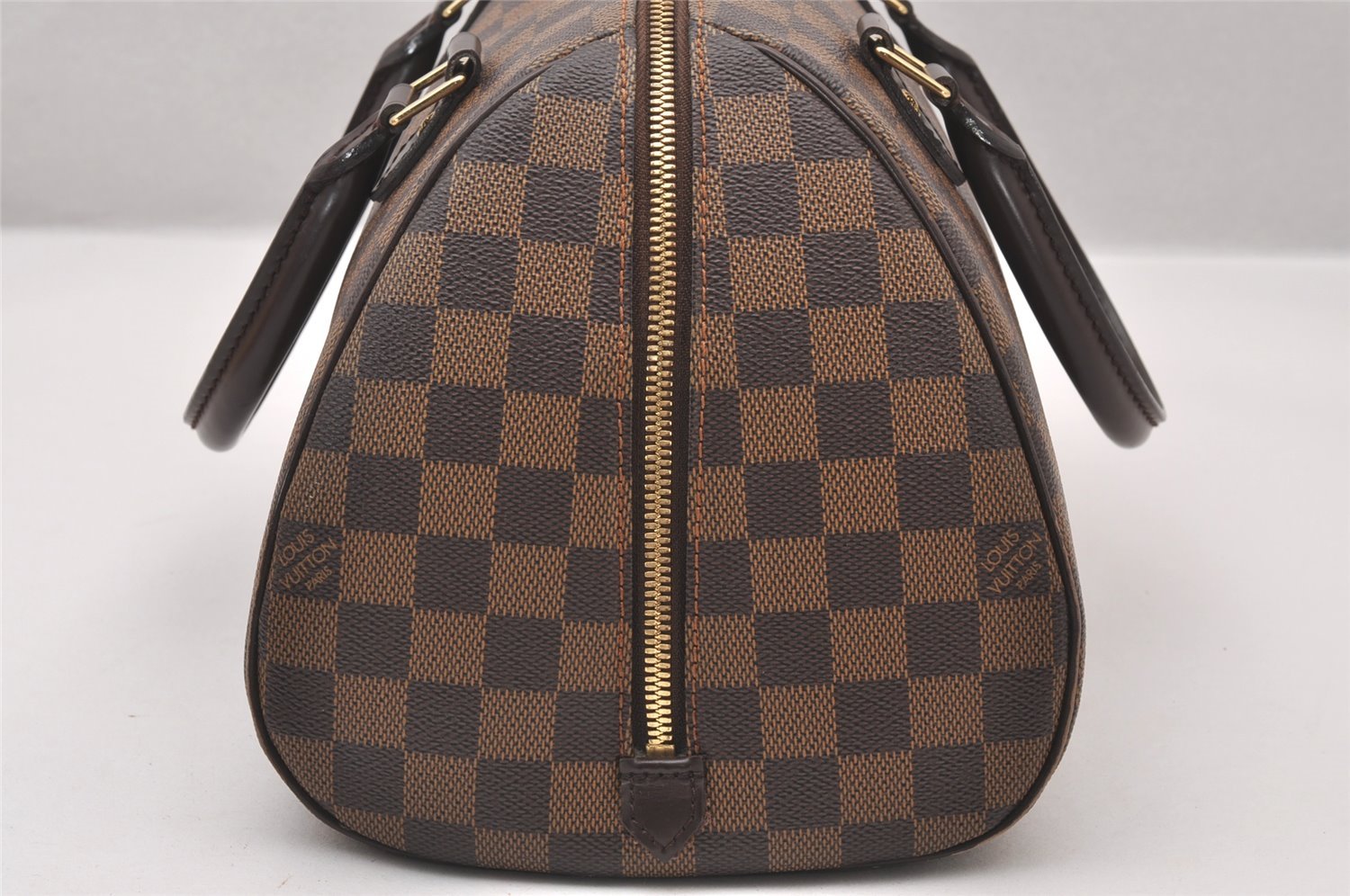 Authentic Louis Vuitton Damier Ribera MM Hand Boston Bag Purse N41434 LV 1365I