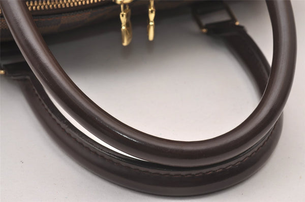 Authentic Louis Vuitton Damier Ribera MM Hand Boston Bag Purse N41434 LV 1365I