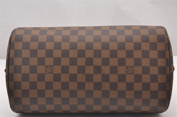 Authentic Louis Vuitton Damier Ribera MM Hand Boston Bag Purse N41434 LV 1365I