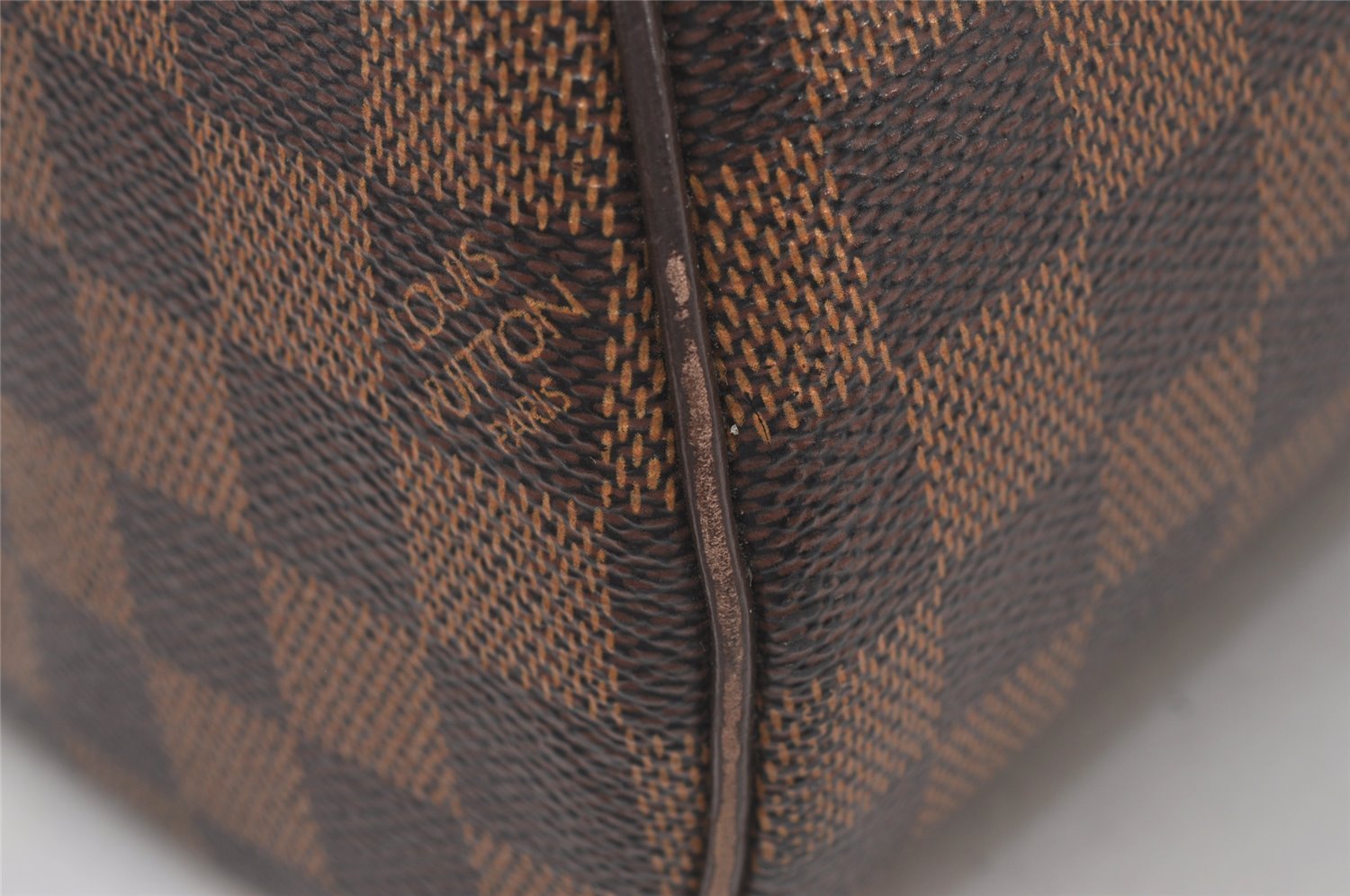 Authentic Louis Vuitton Damier Ribera MM Hand Boston Bag Purse N41434 LV 1365I