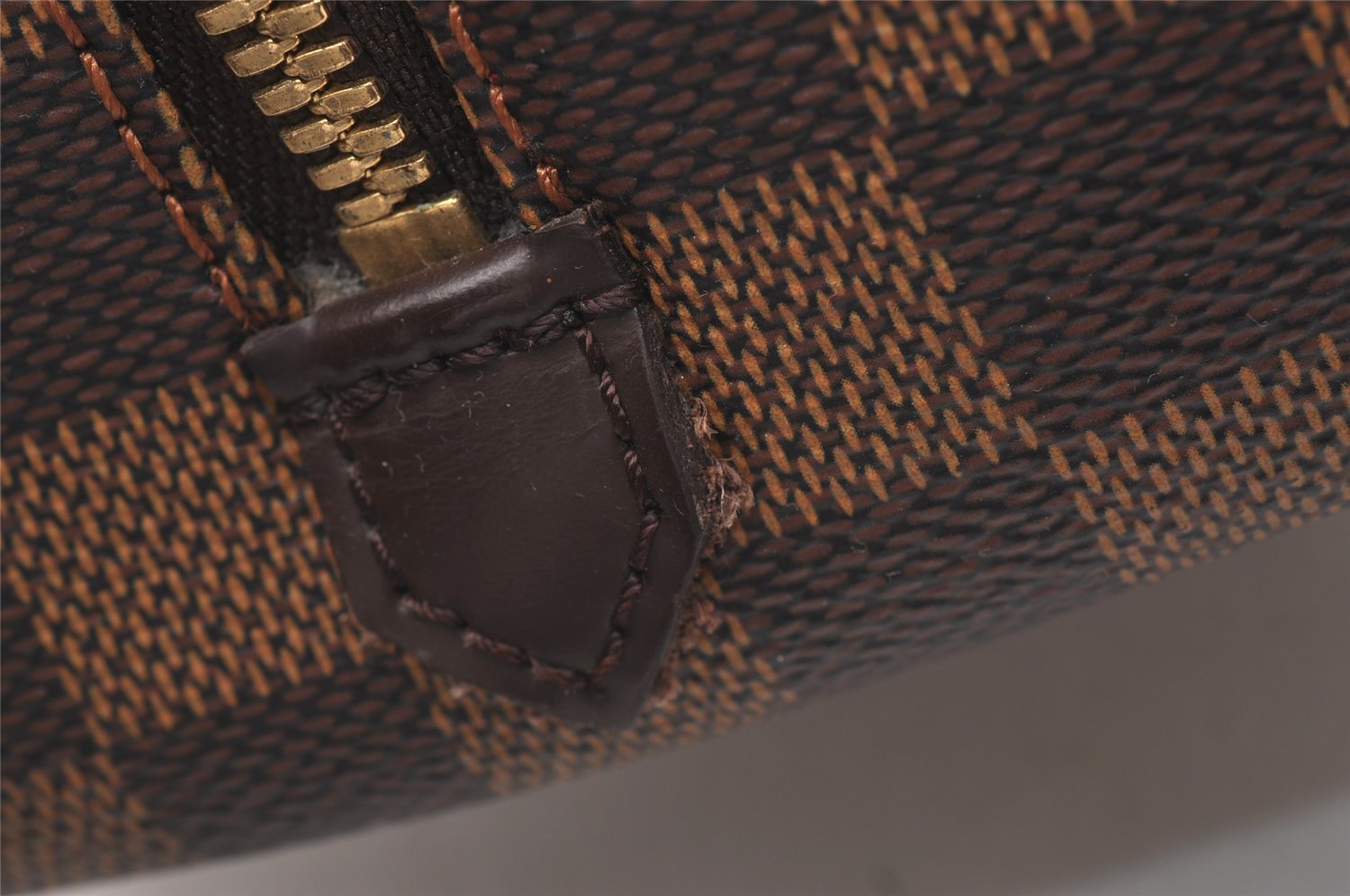 Authentic Louis Vuitton Damier Ribera MM Hand Boston Bag Purse N41434 LV 1365I