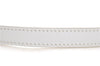 Authentic Ferragamo Vara Shoulder Cross Body Bag Purse Leather White 1366D