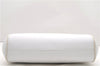Authentic Ferragamo Vara Shoulder Cross Body Bag Purse Leather White 1366D