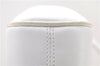 Authentic Ferragamo Vara Shoulder Cross Body Bag Purse Leather White 1366D