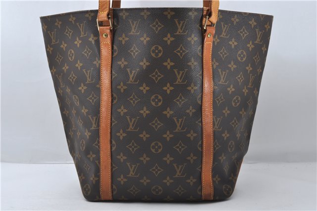 Authentic Louis Vuitton Monogram Sac Shopping PM Tote Bag M51108 LV 1366E