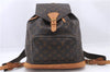 Authentic Louis Vuitton Monogram Montsouris GM Backpack M51135 LV 1367E