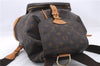 Authentic Louis Vuitton Monogram Montsouris GM Backpack M51135 LV 1367E