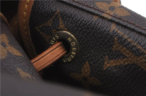 Authentic Louis Vuitton Monogram Montsouris GM Backpack M51135 LV 1367E