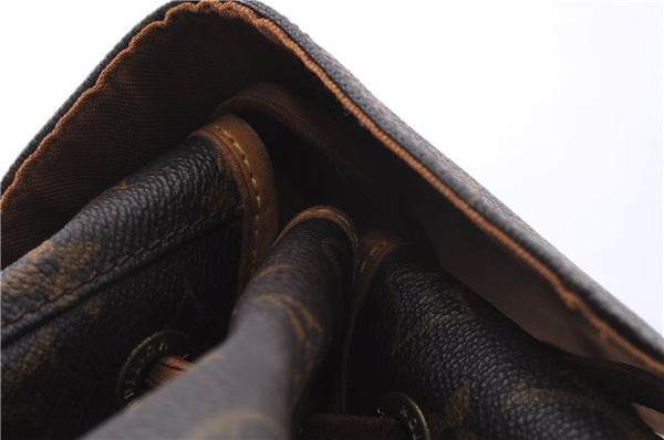 Authentic Louis Vuitton Monogram Montsouris GM Backpack M51135 LV 1367E