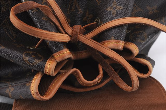 Authentic Louis Vuitton Monogram Montsouris GM Backpack M51135 LV 1367E