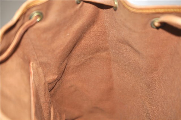 Authentic Louis Vuitton Monogram Montsouris GM Backpack M51135 LV 1367E