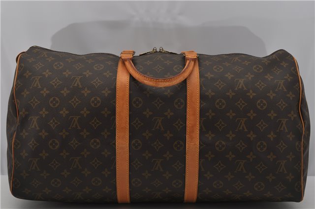 Authentic Louis Vuitton Monogram Keepall 55 Travel Boston Bag M41424 LV 1368F