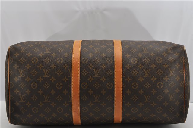 Authentic Louis Vuitton Monogram Keepall 55 Travel Boston Bag M41424 LV 1368F