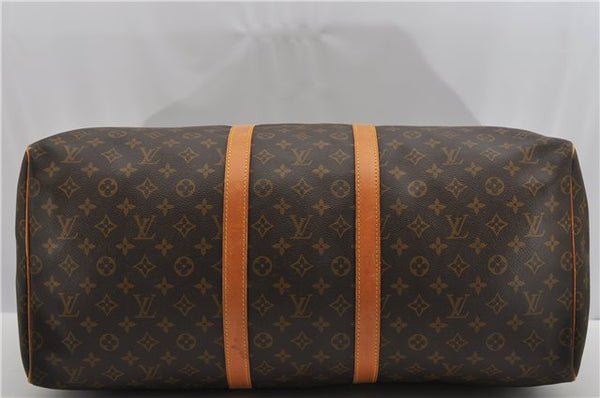 Authentic Louis Vuitton Monogram Keepall 55 Travel Boston Bag M41424 LV 1368F