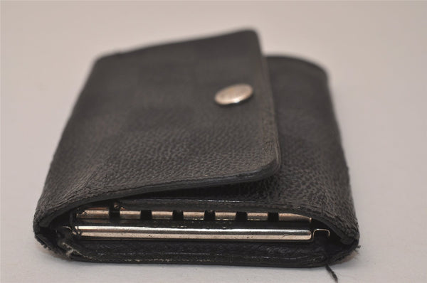 Authentic Louis Vuitton Damier Graphite Multicles 6 Key Case M62662 LV 1368I