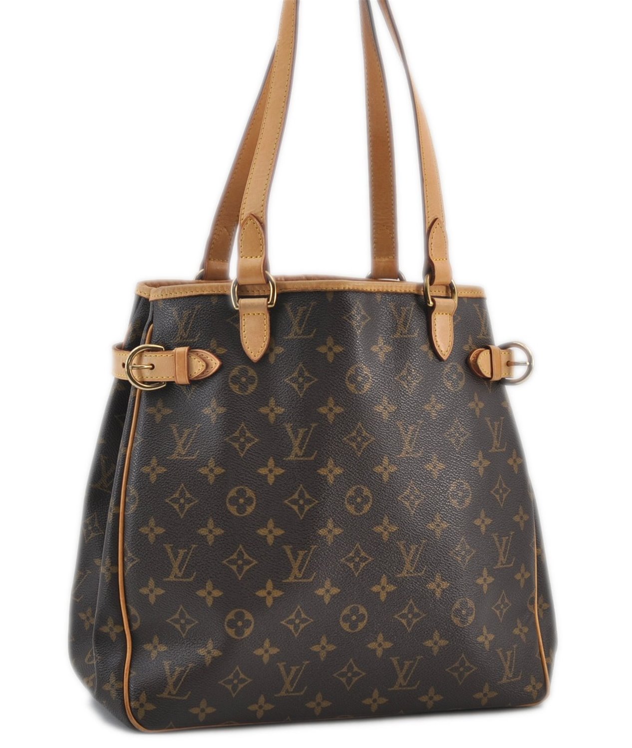 Authentic Louis Vuitton Monogram Batignolles Vertical Tote Bag M51153 LV 1370F