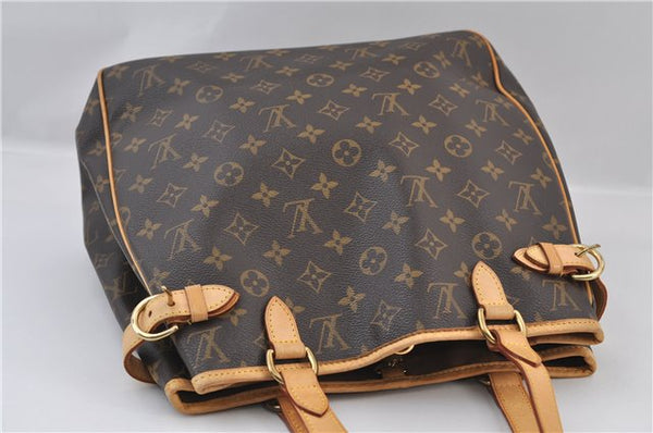 Authentic Louis Vuitton Monogram Batignolles Vertical Tote Bag M51153 LV 1370F