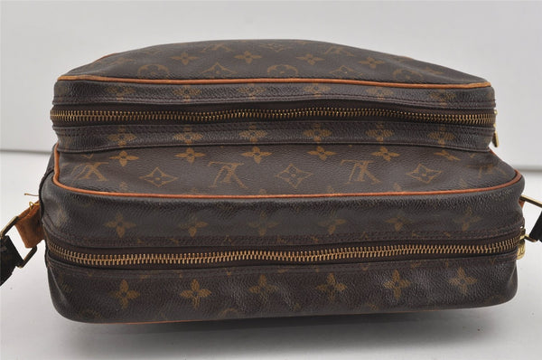 Authentic Louis Vuitton Monogram Nile Shoulder Cross Body Bag M45244 LV 1370I