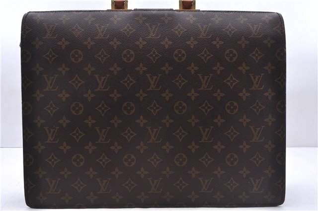 Authentic Louis Vuitton Monogram Serviette Fermoir Briefcase Old Model LV 1371E