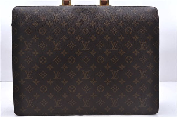 Authentic Louis Vuitton Monogram Serviette Fermoir Briefcase Old Model LV 1371E